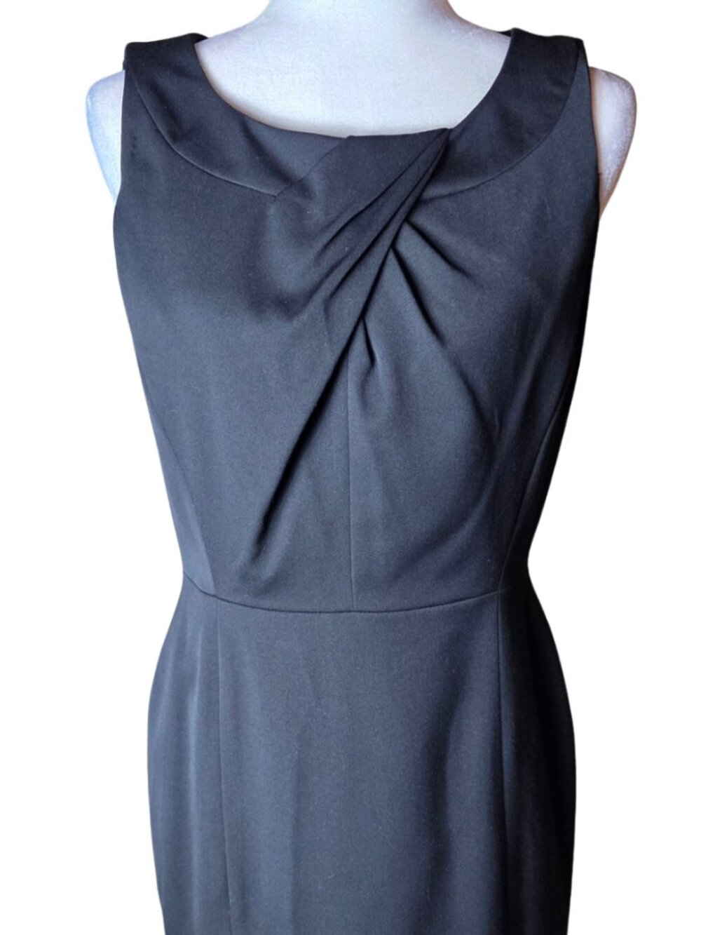Anne Klein Twist Detail A line dress Size 6 Grey